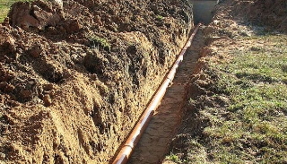 Копка траншей для водопровода в грозном: цена за метр от 945 руб.